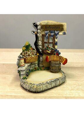 1999 Goebel The Hummelscape Collection Bavarian Bier Garten Figurine Box & COA